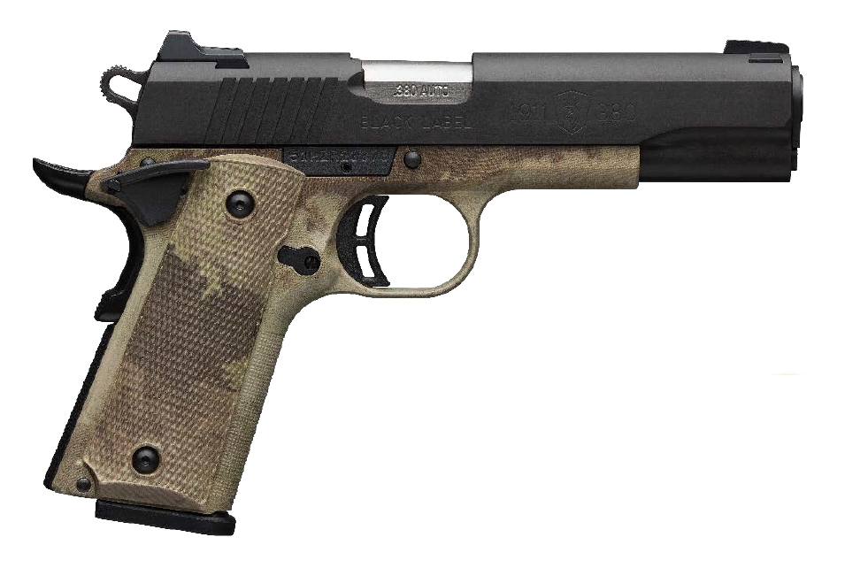 Browning Arms Co. 1911-380 PRO SPD 380ACP CPT  # BLACK LABEL|A-TACS CAMO FRAME