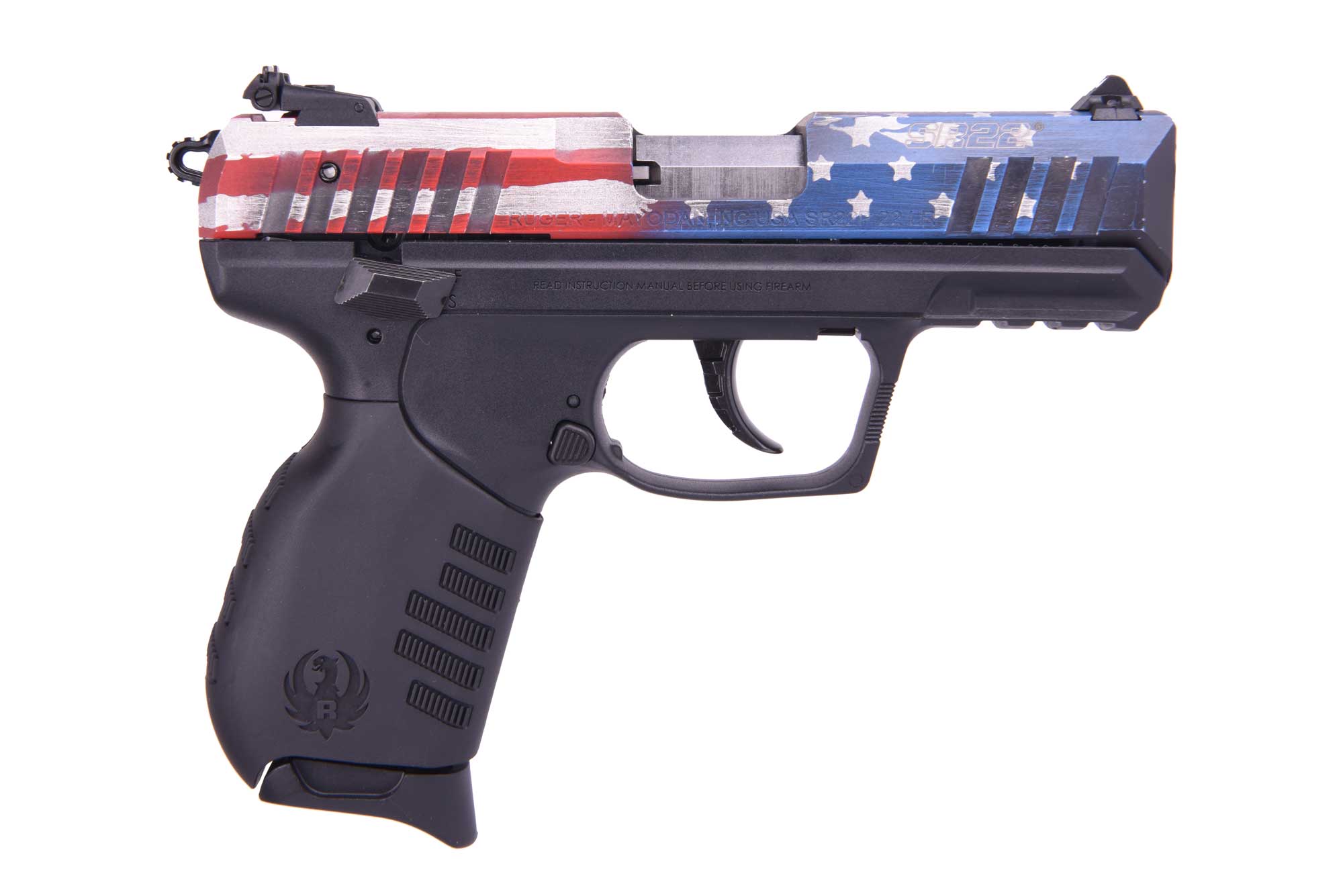 Ruger Sr22 Us Flag 22Lr 3.5″ Bl As 3642 3642