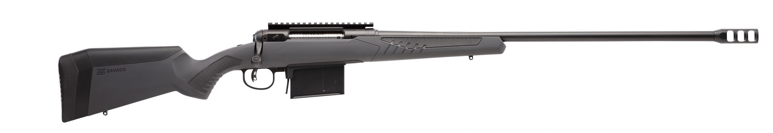 Savage Arms 110 Lrh 338Lap Blk/Sy 26″ Dbm 57037|Accustock/Adj Cheekpiece 57037 Scaled