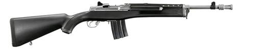 Ruger Mini-14 223 Ss/Sy Gst Rng 20Rd 5819|Two 20Rd Mags|1/2-28 Tpi 5819