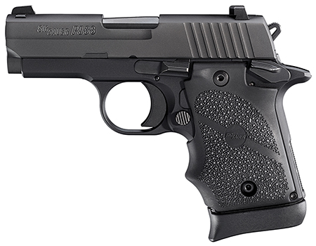 Sig Sauer P938 9Mm Nitron Blk Ruber Ambi 938-9-Brg-Ambi 83801