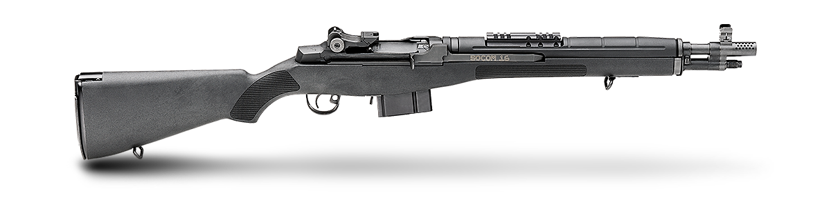 Springfield Armory M1A Socom 16″ 308 Black Syn Blue Barrel / Black Synthetic Aa9626 1