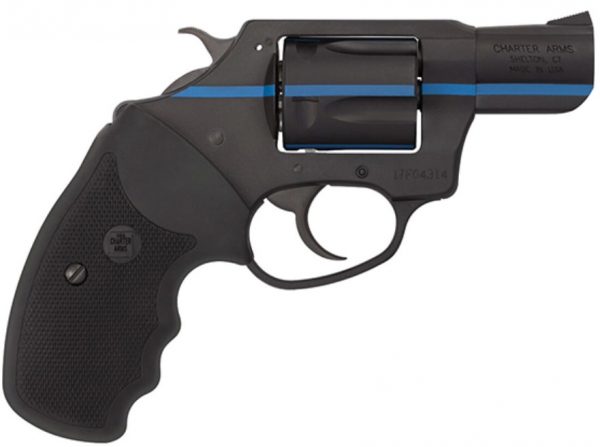 Charter Arms 911 Blue 38Spc Bk/Blue 2″ Rubber Grips 2″ 5 Shot Ch23825