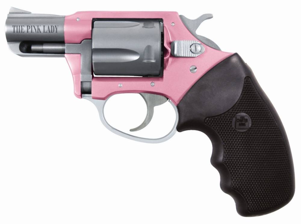 Charter Arms PINK LADY 38SPC PINK/SS 2″ 5RD RUBBER GRIPS / 5-SHOT CH53830