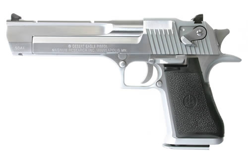 Magnum Research Inc. Desert Eagle 44Mag Brush Chrom Mark Xix Semi-Auto Pistol 6In De Brushed Chrome