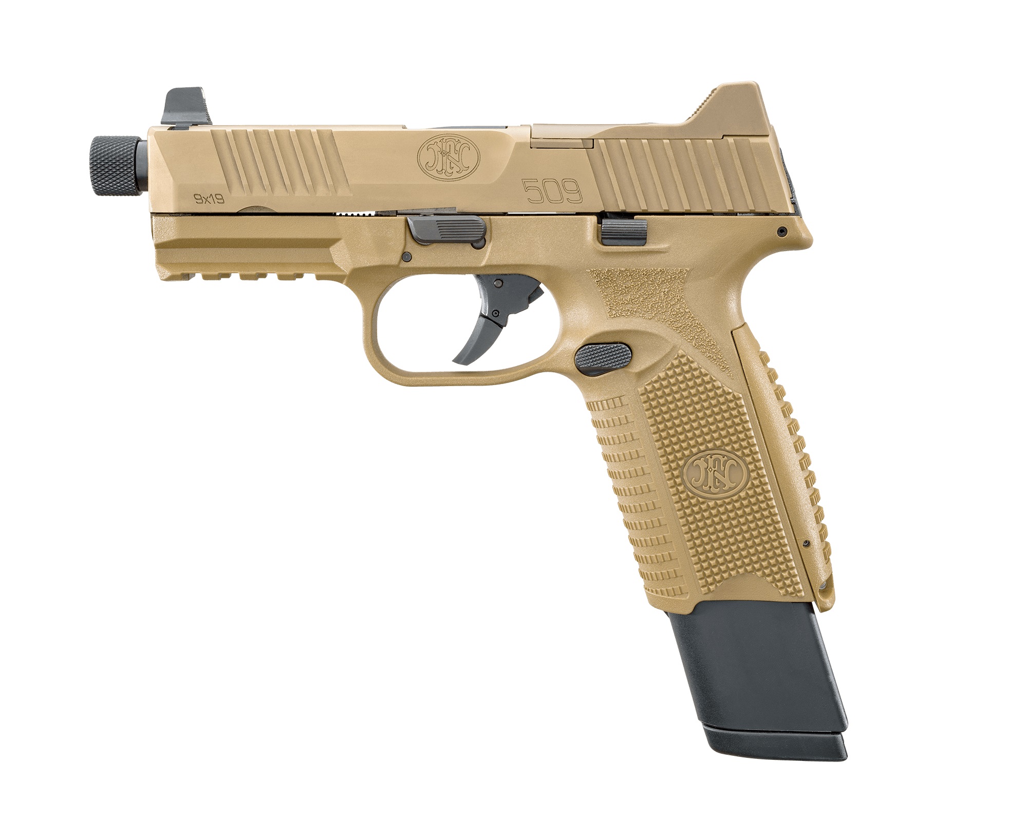 FN FN 509 TACT 9MM FDE 24+1 NS TB