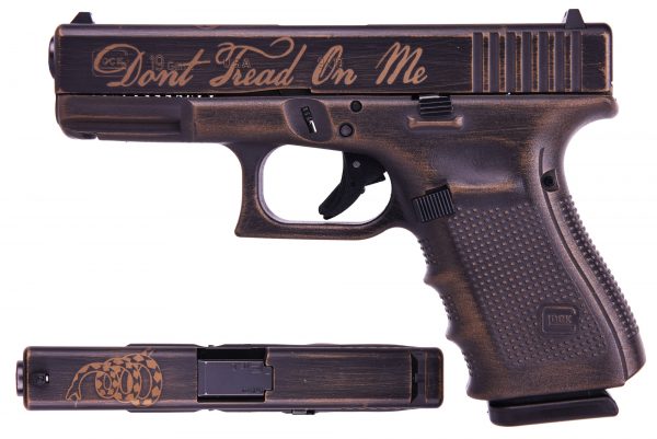 Glock G19 G4 9Mm 15+1 4″ Don’t Tread 3-15Rd Mags | Accessory Rail Glug1950204Dtom