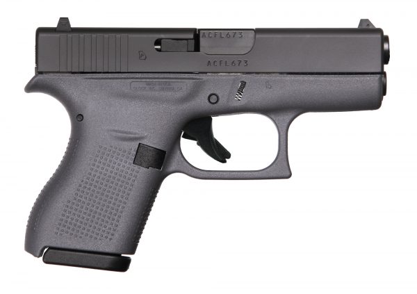 Glock G42 G3 Gray 380Acp 6+1 3.25 Fs W/Two 6Rd Mags Acc &Amp; Case Glui4250201Gf