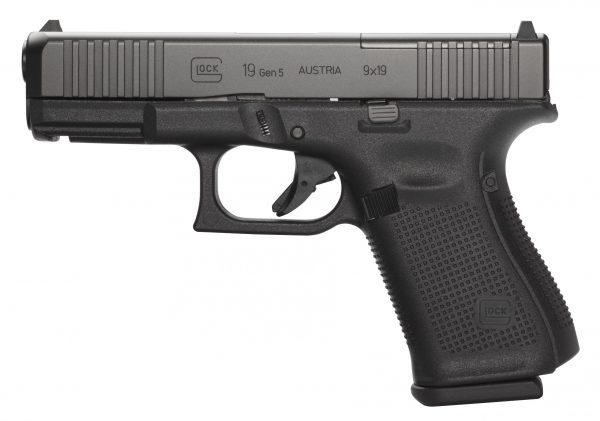 Glock G19 G5 9Mm 15+1 4.0″ Mos Fs 3-15Rd Mags | Front Serrations Glock19Gen5Left Scaled
