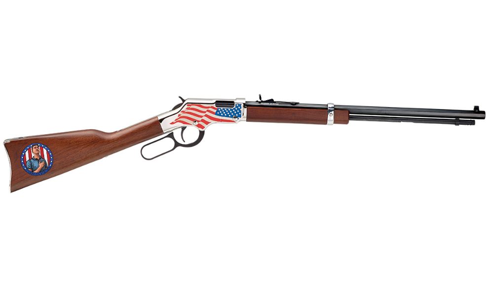 Henry Repeating Arms Goldenboy The Flag 22Lr Bl/Wd Goldenboy Stand For The Flag H004Sff