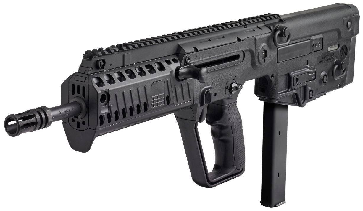 Iwi – Israel Weapon Industries Tavor X95 9Mm Blk 17″ 32+1 Flattop/Bull Pup/Buis W/Tritm Iwxb17 9