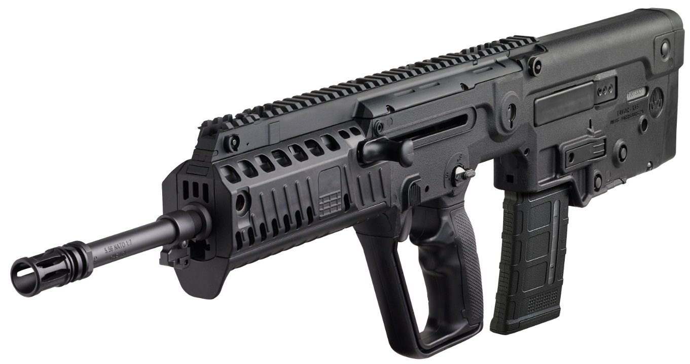 Iwi – Israel Weapon Industries Tavor X95 5.56 Blk 18″ 30+1 Flattop/Bull Pup/Buis W/Tritm Iwxb18