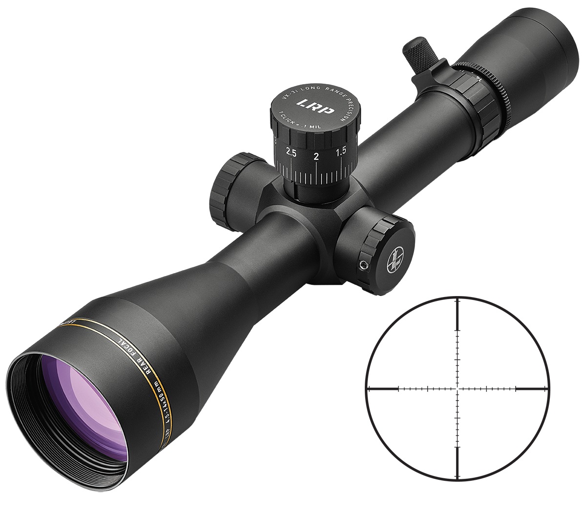 Leupold Vx-3I Lrp 4.5-14X50 Sf Tmoa 30Mm|Side Focus|Tmoa Reticle Lp172335