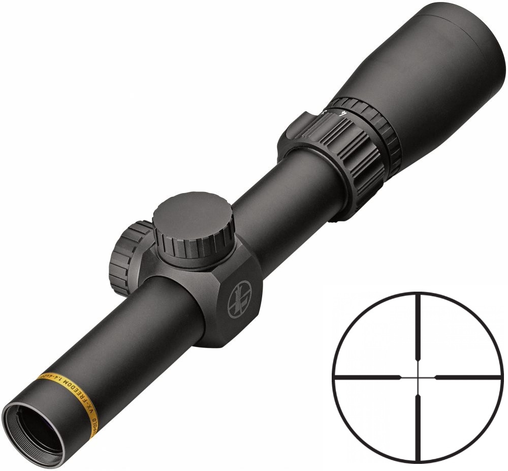 Leupold Freedom 1.5-4X20Mm Duplex Mt Duplex Reticle|Matte Black Lp174176