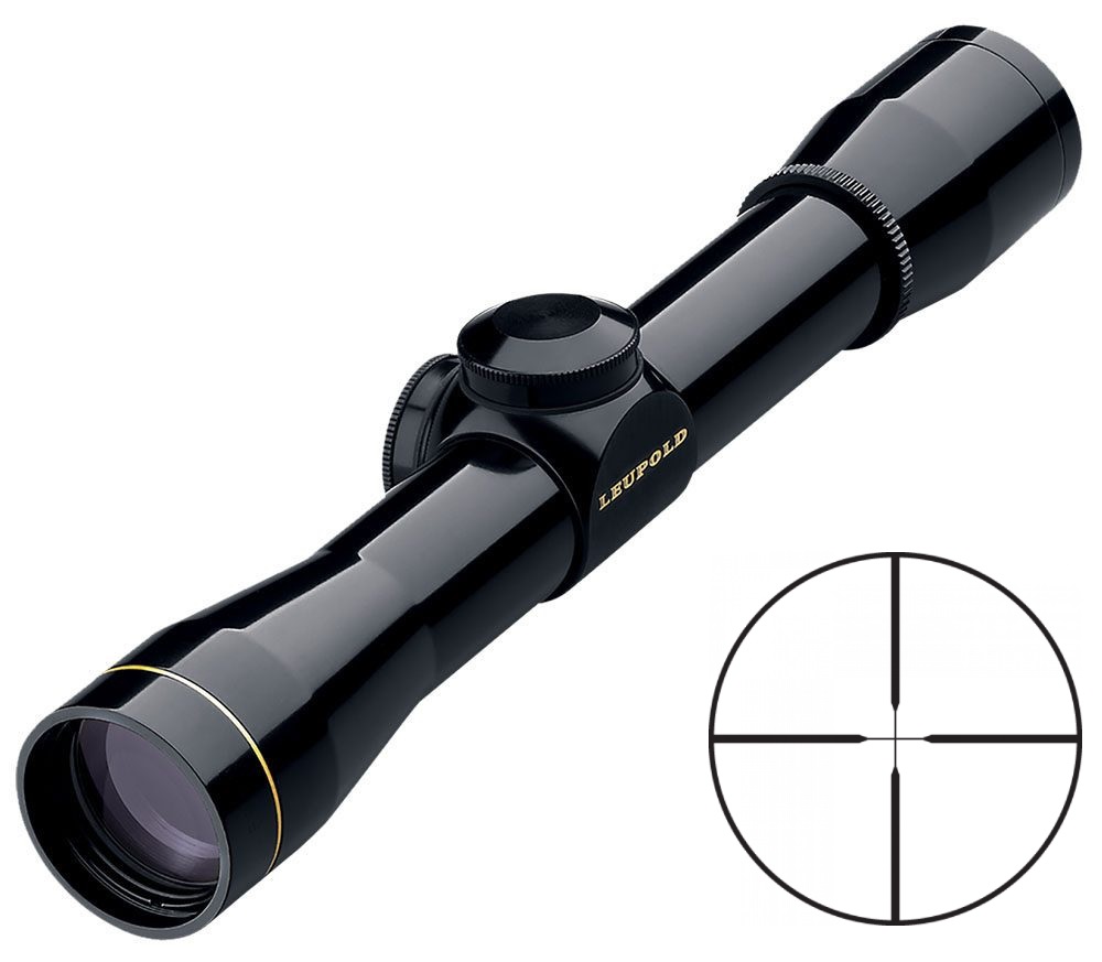 Leupold Fx-I Rimfire 4X28 Fine Duplex Fine Duplex Rtcle | Matte Blk Lp58680