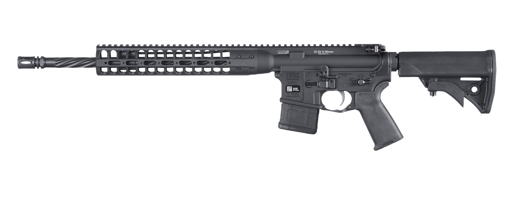 Lwrc Di 5.56 Blk 16.1″ 10+1 Ca Icdir5B16Cac | Cali Compliant Lwicdir5B16C