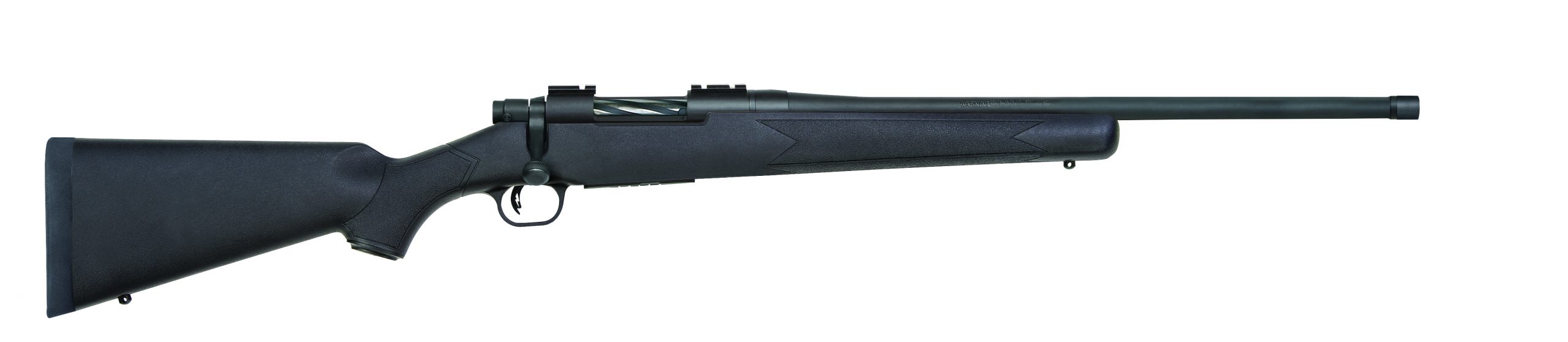 Mossberg PATRIOT 450BM BL/SYN 20″ 3+1 11/16X24 THREADED BBL | FLUTED MB28013 scaled