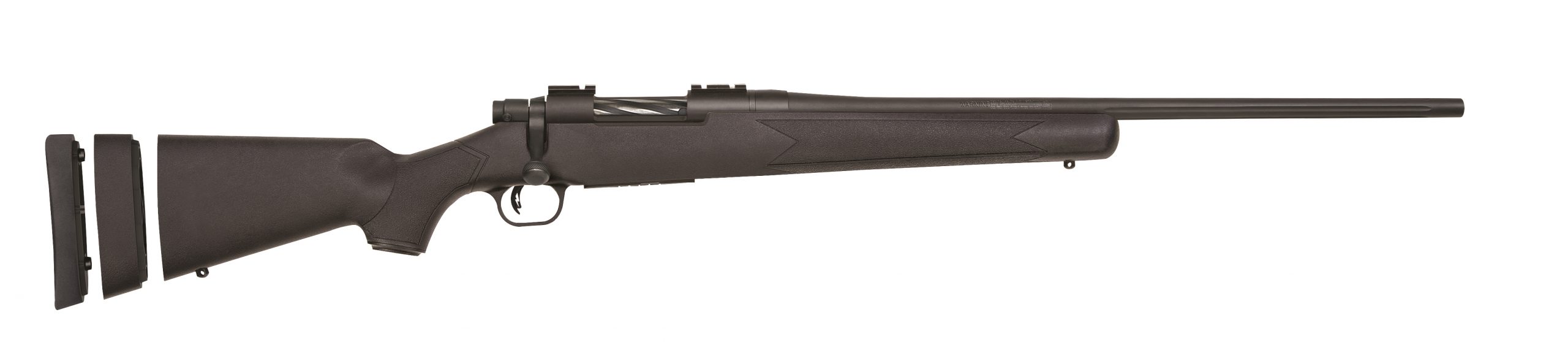 Mossberg PATRIOT SPR BANT 350LEG BL/SYN 22″ BBL | 4+1 | VARIABLE LOP MB28086 scaled