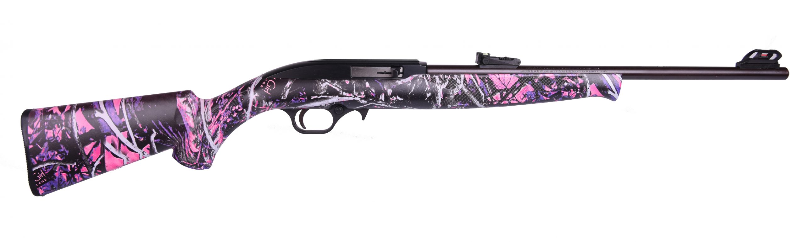 Mossberg 702 Bant 22Lr Bl/Mud Girl 18″# 702 Bantam Plinkster Mb37011 Scaled