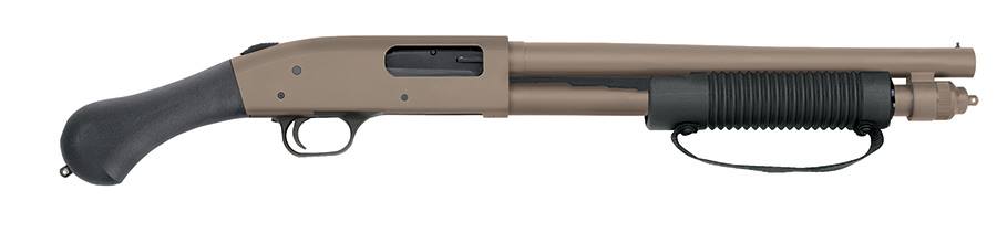 Mossberg 590 SHOCKWAVE 12/14 3″ BL/FDE 26.5″ OVERALL LENGTH | 6 SHOT MB50653