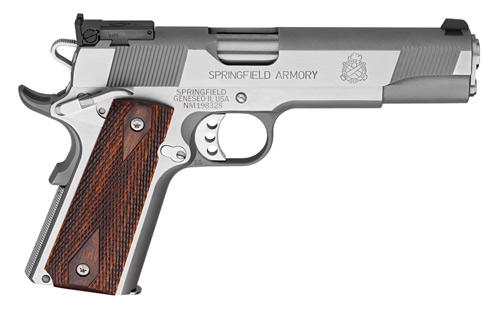 Springfield Inc. 1911 45Acp Trgt Ss/Wd 5″ Ca 5″ Bbl / Full Size Grip 7+1 Pi9132Lp