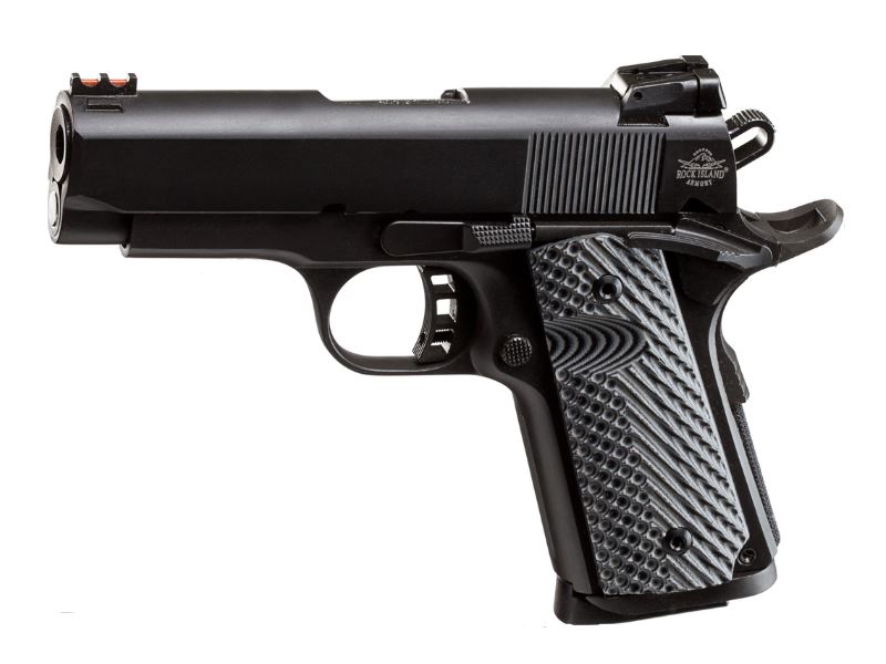 Rock Island Armory Tcm Rock Ultra Csl 45Acp 3.5″ Black Oxide|7+1|G10 Tact Grips Ri51585