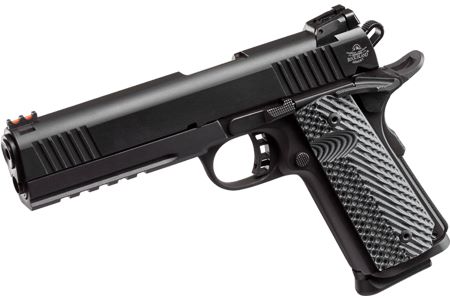 Rock Island Armory M1911-A1 22Tcm/9Mm 10+1 5″ # Parkerized | Accessory Rail Ri51961