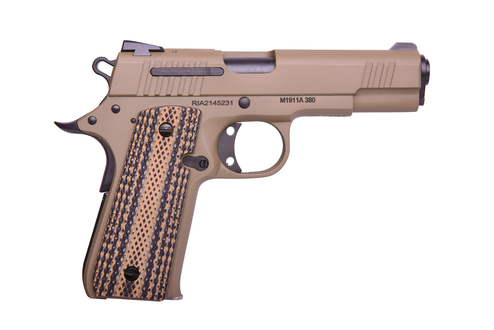 Rock Island Armory RIA 380ACP FDE/BROWN 3.75″ 7+1