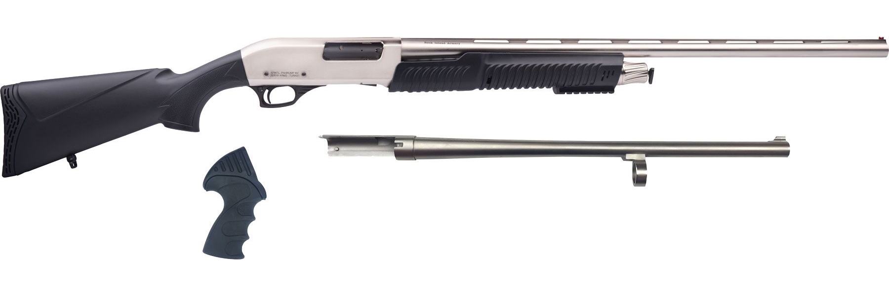 Rock Island Armory Meriva Pump 12/18.5 Chrome 3″ Pump Action | Chrome Finish Rimr25 P101 Mc