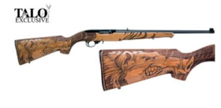 Ruger 10/22 Wild Hog 22Lr Bl/Wd 18″# 21168 Engraved Wild Hog Stock Ru1022 Wildhg