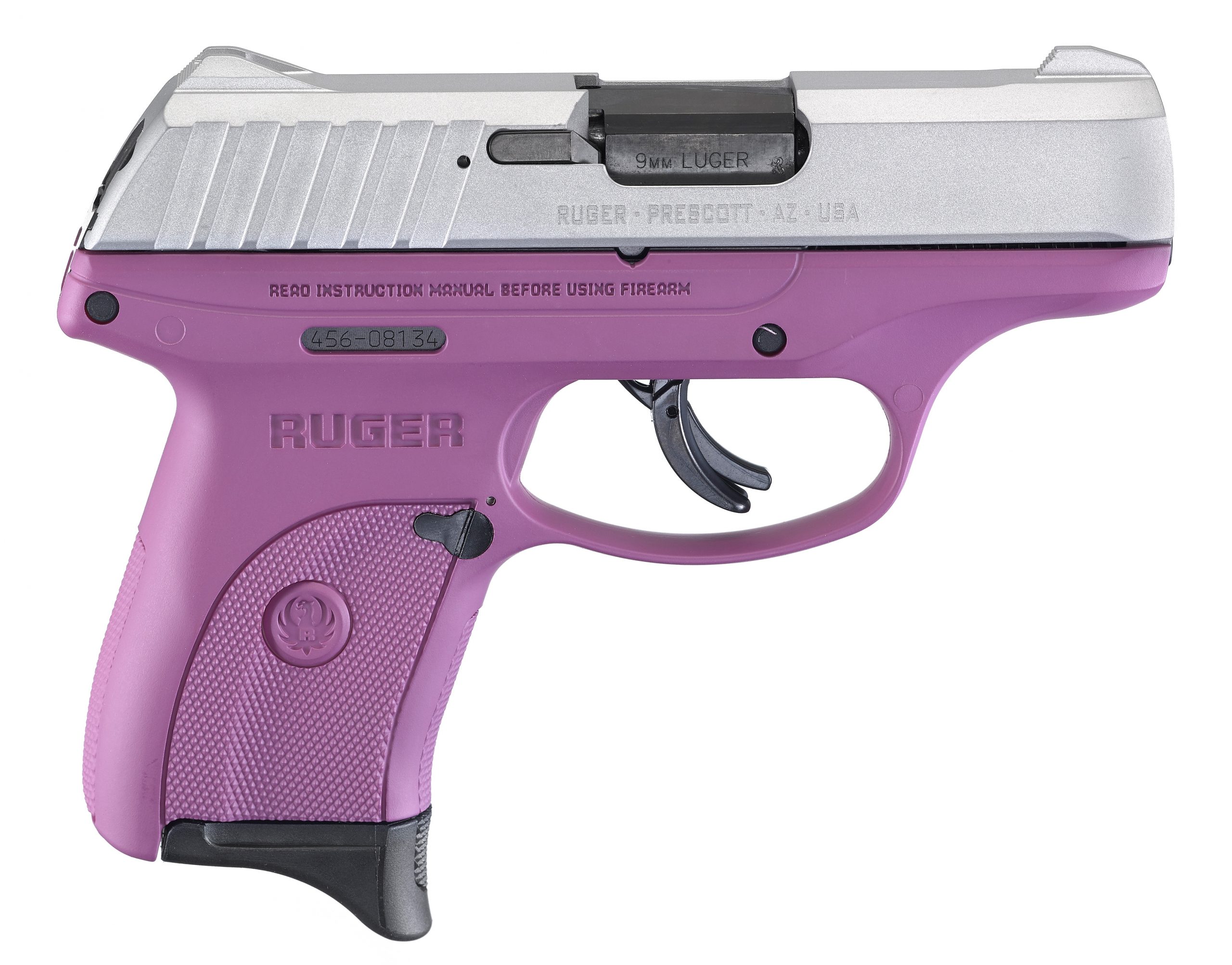 Ruger Ec9S 9Mm Alum/Purp 7+1 Fs Sfty 3295 Ru3295 Scaled