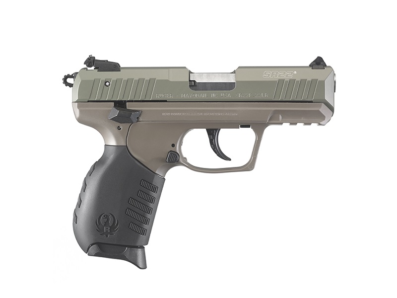 Ruger Sr22 Pistol 22Lr Grn/Earth 3641 | Elite Earth Cerakote Ru3641