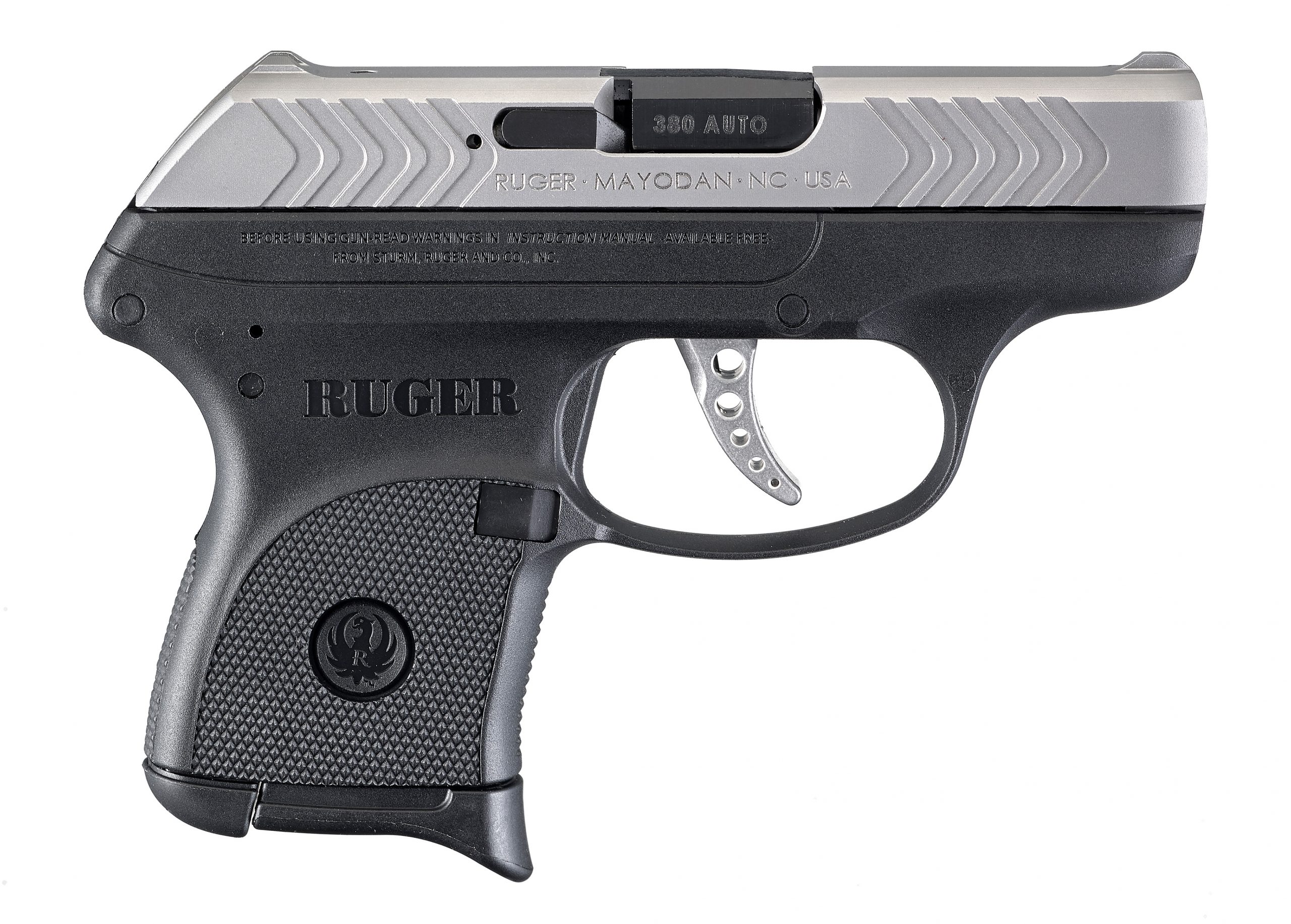 Ruger Lcp 380Acp Ss/Blk 6+1 3791 Ru3791 Scaled