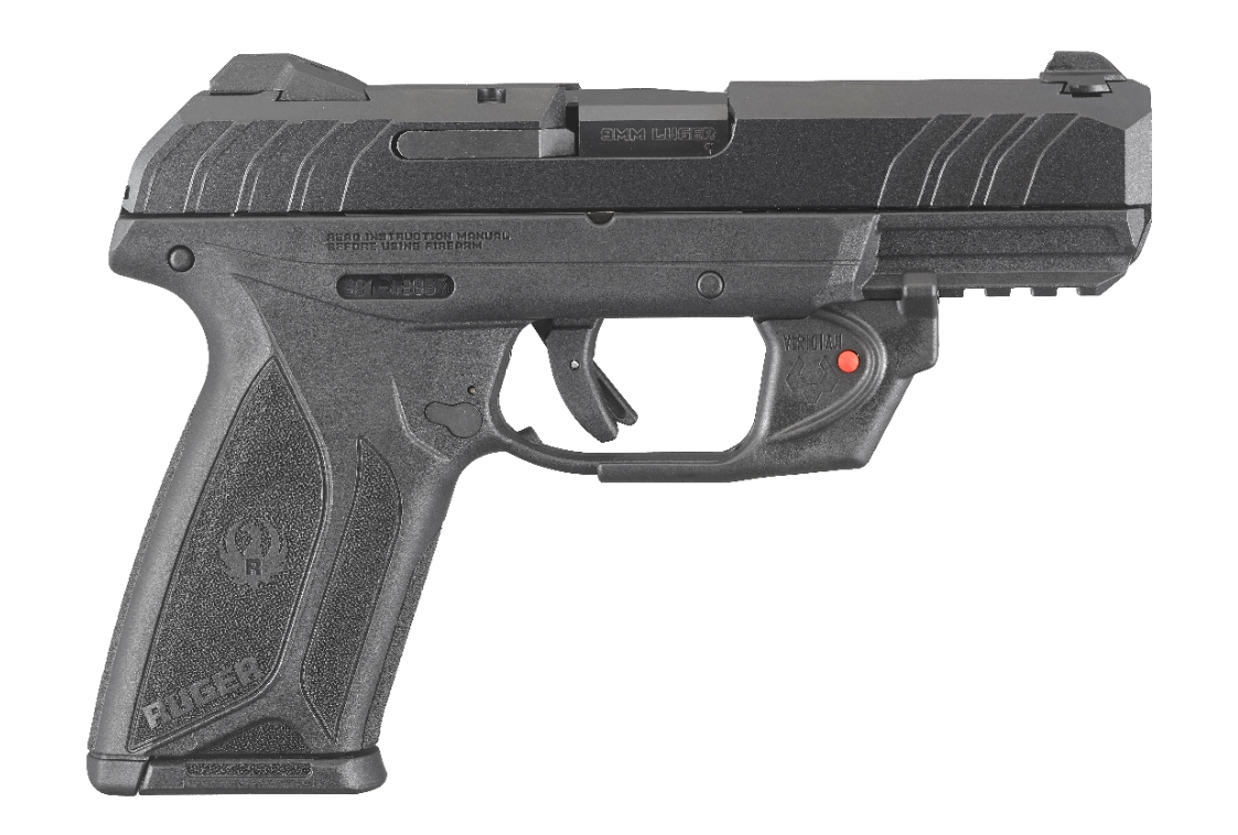 Ruger Security9 9Mm Bk 4″ 15+1 Laser 3816 | Veridian Red Laser Ru3816