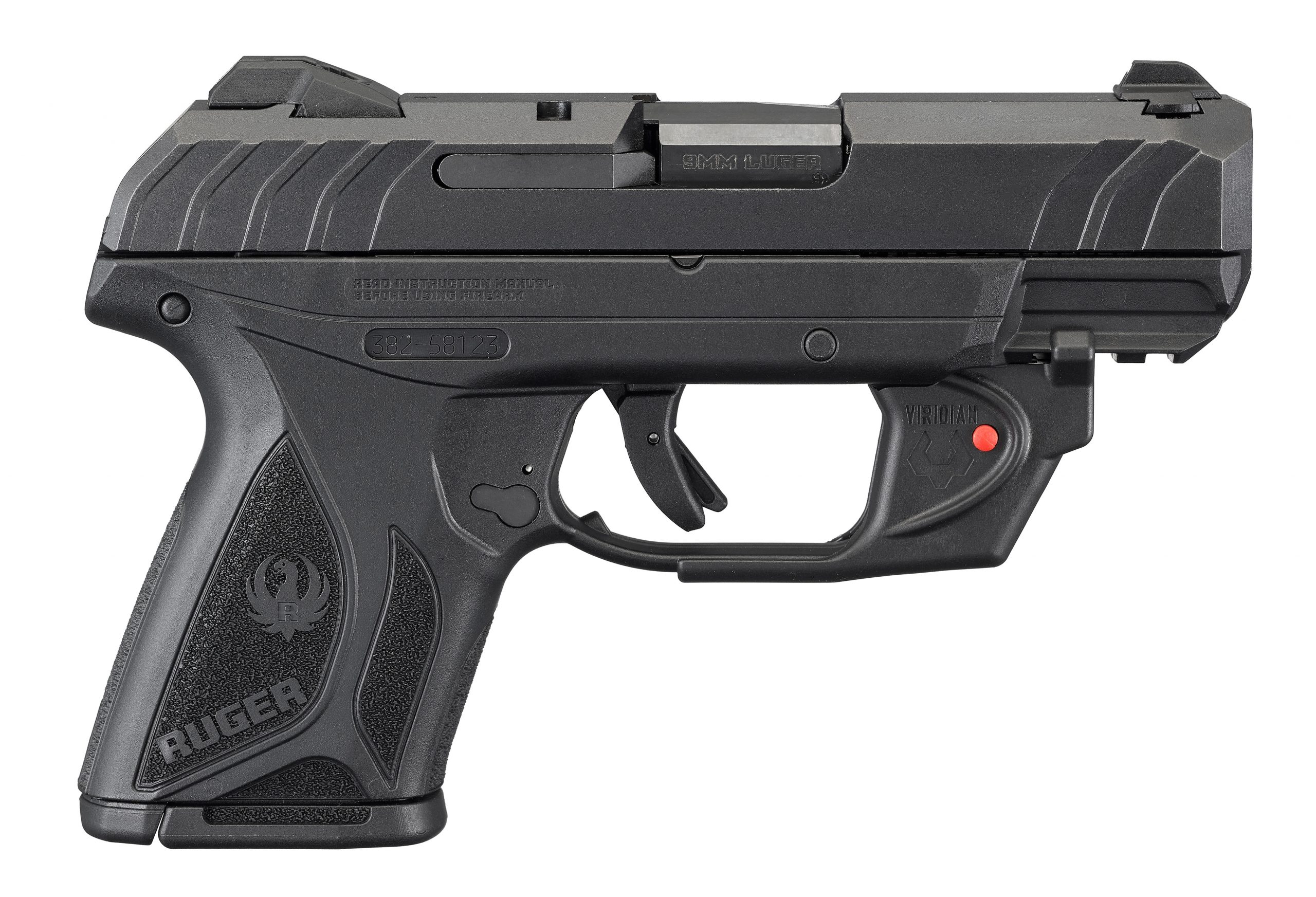 Ruger Security9 Cmpct 9Mm 10+1 Laser 3830 | Red Viridian Laser Ru3830 Scaled