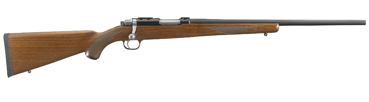 Ruger 77/17 17WSM BL/WALNUT 20″ 6+1# 7217 | DETACHABLE ROTARY MAG