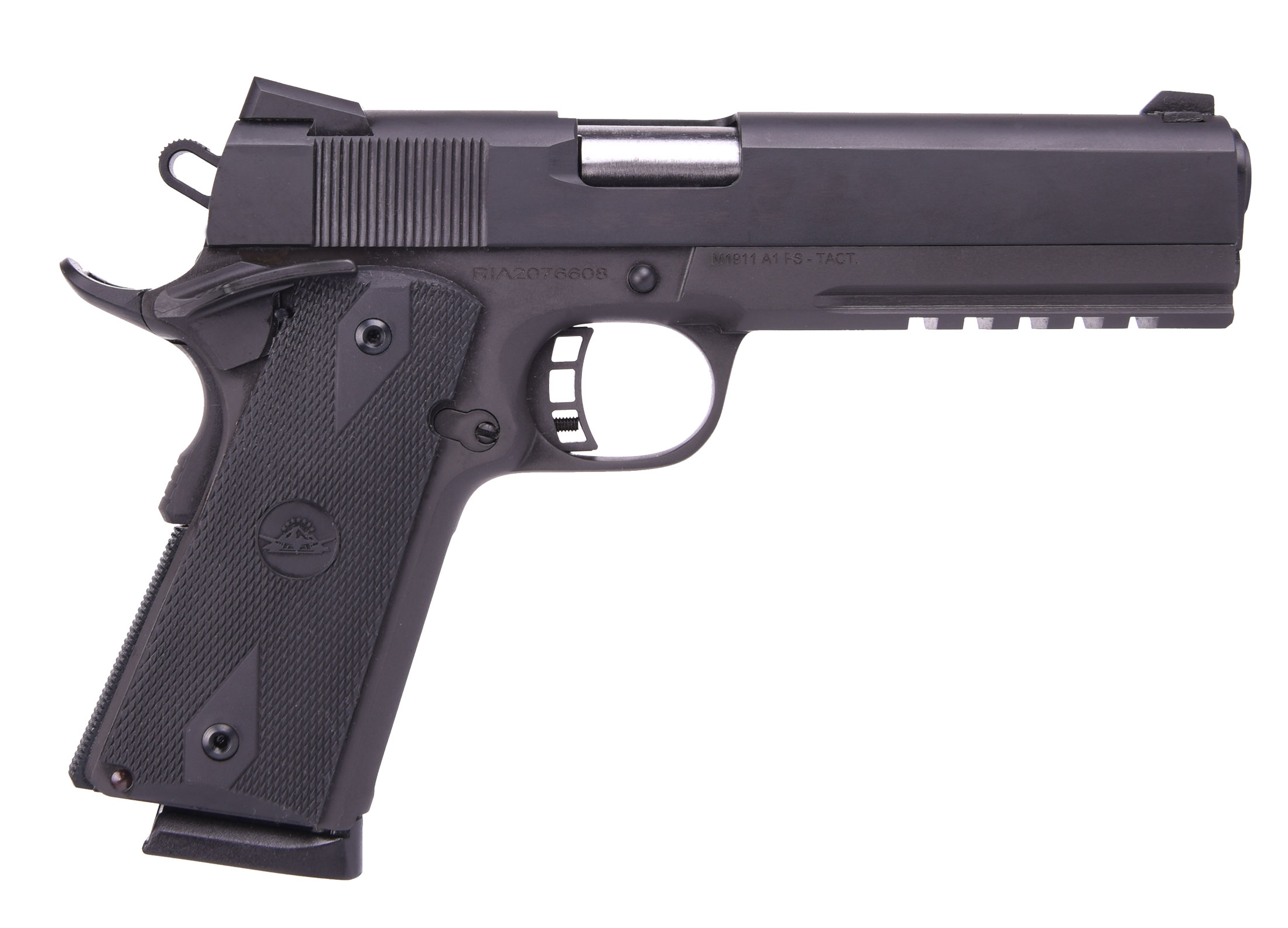 Rock Island Armory M1911-A1 Tact 1911 45Acp 5″ Picatinny Rail | Black Grips Rockisland 51484