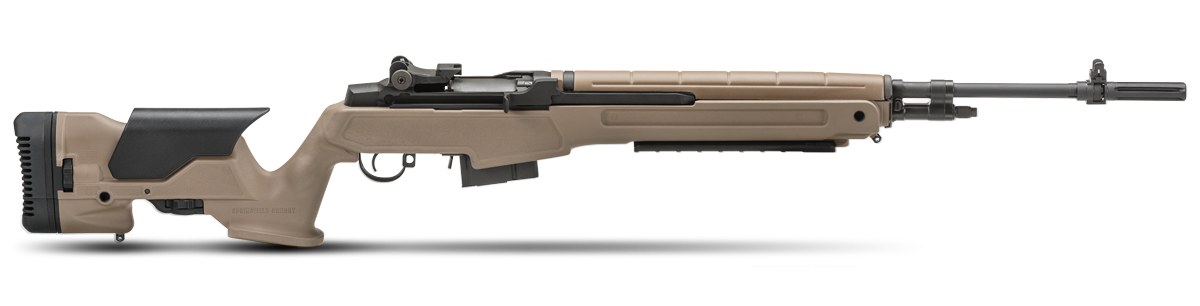 Springfield Armory M1A Precision 308 Blk/Fde 22″ Adjustable Stock Sfmp9220