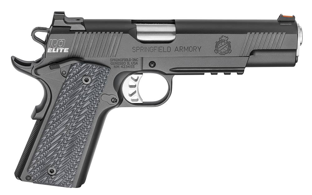 Springfield Inc. 1911 Ro Elite Oper 45Acp Bag 5″ Bbl | (2) Mags | Range Bag Sfpi9131E