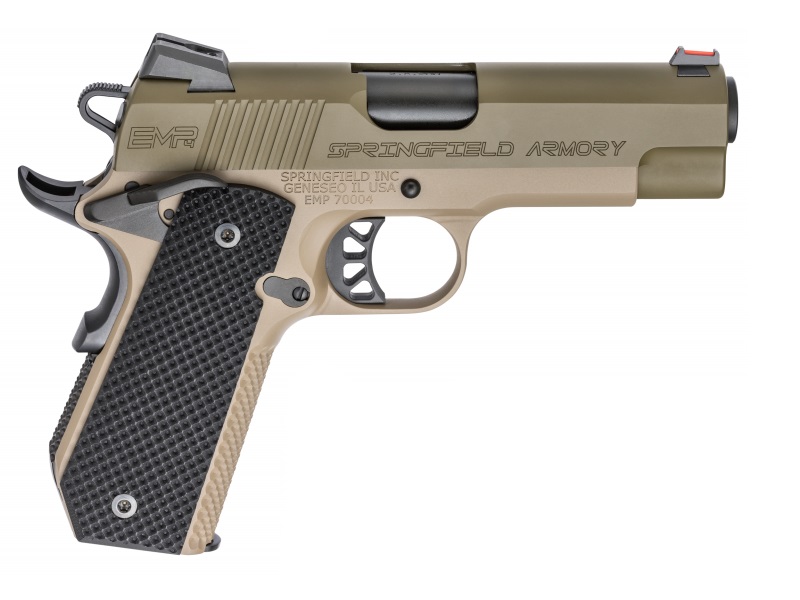 Springfield Armory 1911 Emp 4 9Mm Lw Champ Fde/Od Conceal Carry Contour Sfpi9229Gf