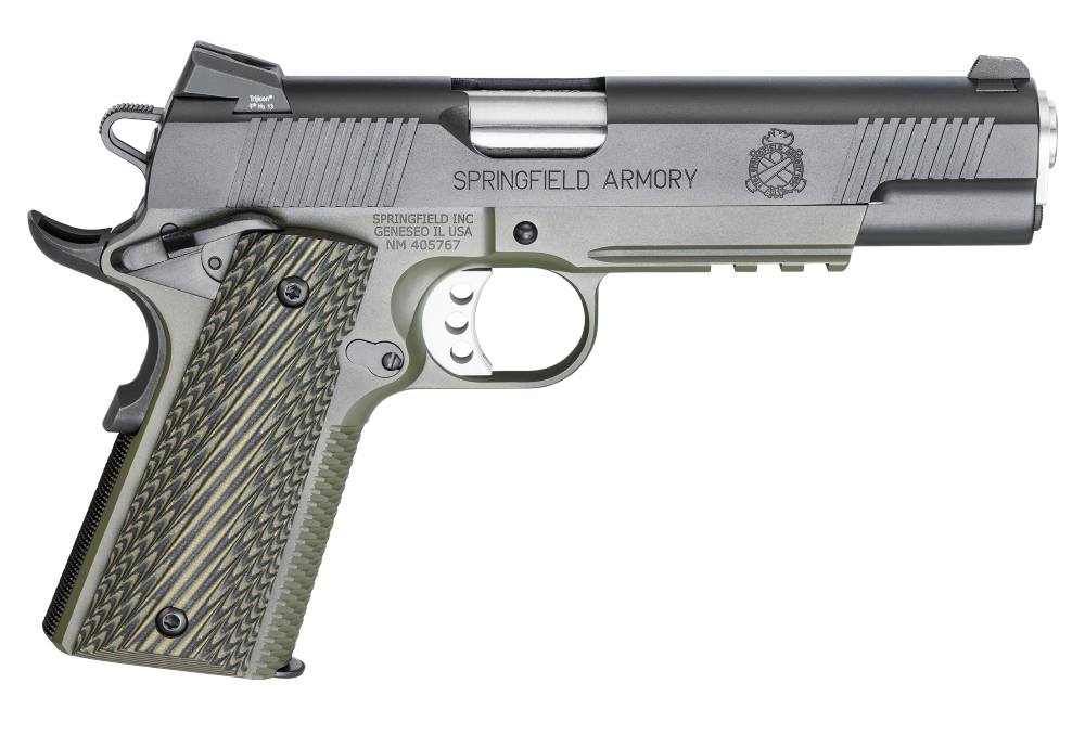 Springfield Inc. 1911 45ACP LOADED OPER ODG 5″ G10 GRIPS SFPX9110ML18