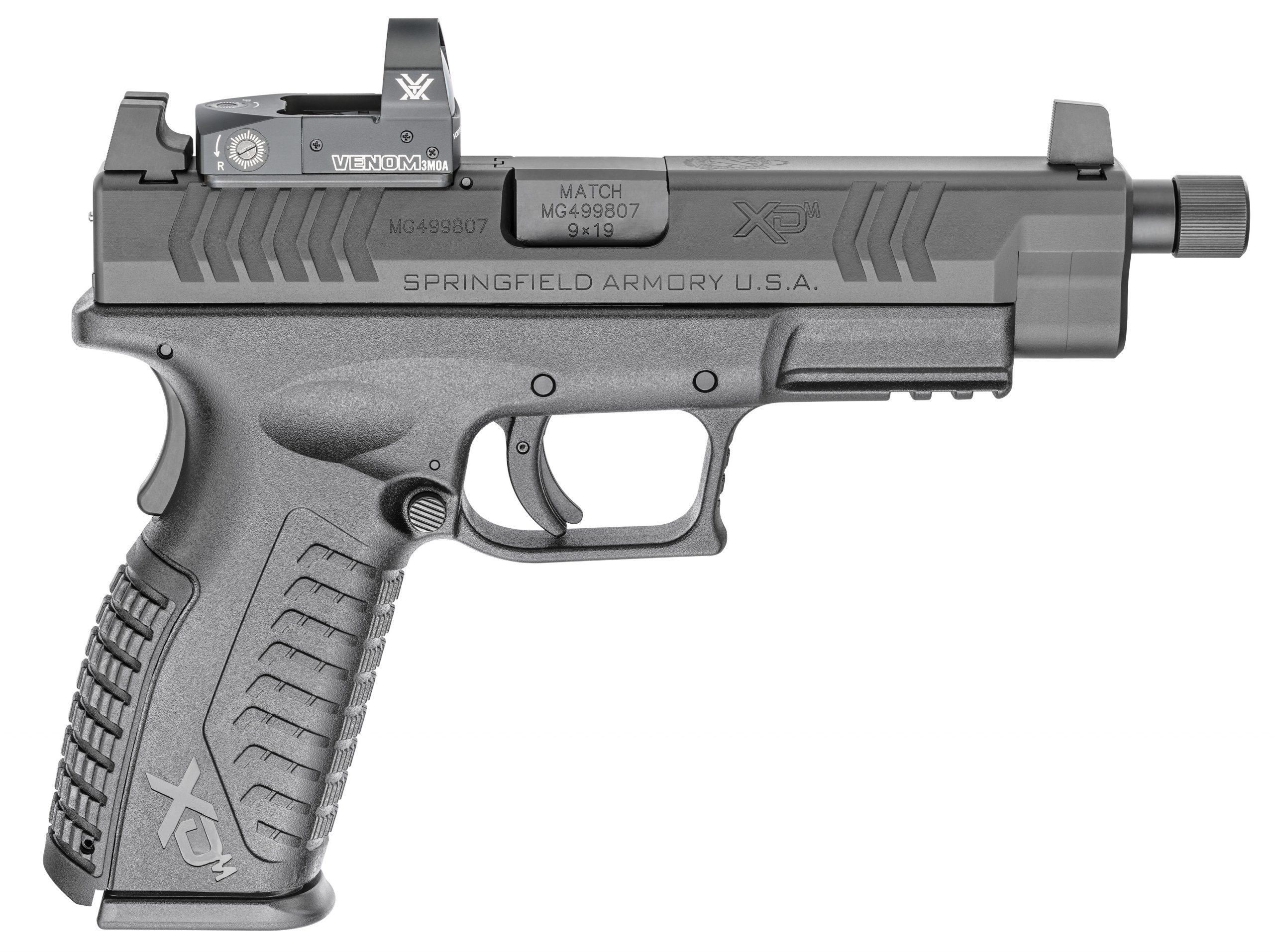 Springfield Armory Xdm Osp 9Mm 4.5″ Venom 19+1 Tb Xdmt9459Bhcospv|Threaded Bbl Sfxdmt9459Bhcov Scaled