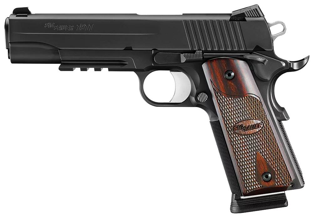 Sig Sauer 1911R 45Acp Ntrn/Wd 5″ 8+1 Ca 1911R-45-Bss-Ca | Ca Compliant Si1911R45Bssca