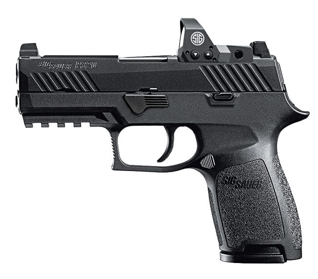 Sig Sauer P320 Cpct 9Mm Nit 15+1 Romeo1# 320C-9-B-Rx Si320C9Brx