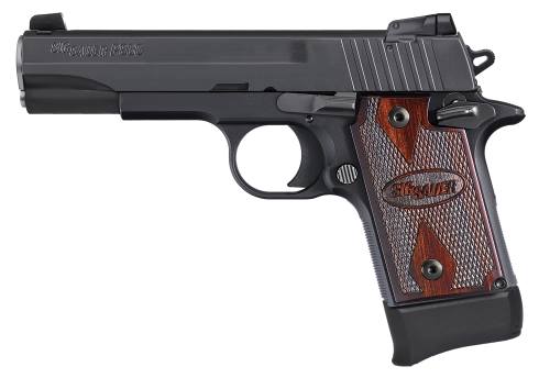 Sig Sauer Inc. P938 Target 22Lr Blk/Rosewood 938-22-B-Tgt-Ambi|Adj Sights Si93822Btgtambi