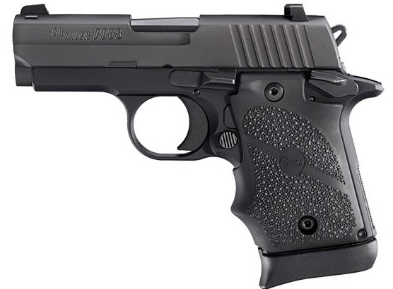 Sig Sauer P938 9Mm Nit/Blk Rub Maok Ambi 938M-9-Brg-Ambi Si938M9Brgambi