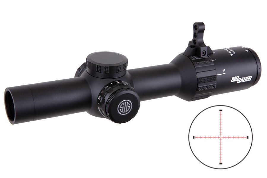 Sig Sauer Tango4 1-4X24 30Mm Il Mrad Blk Mrad Illuminated Reticle Sisot41113