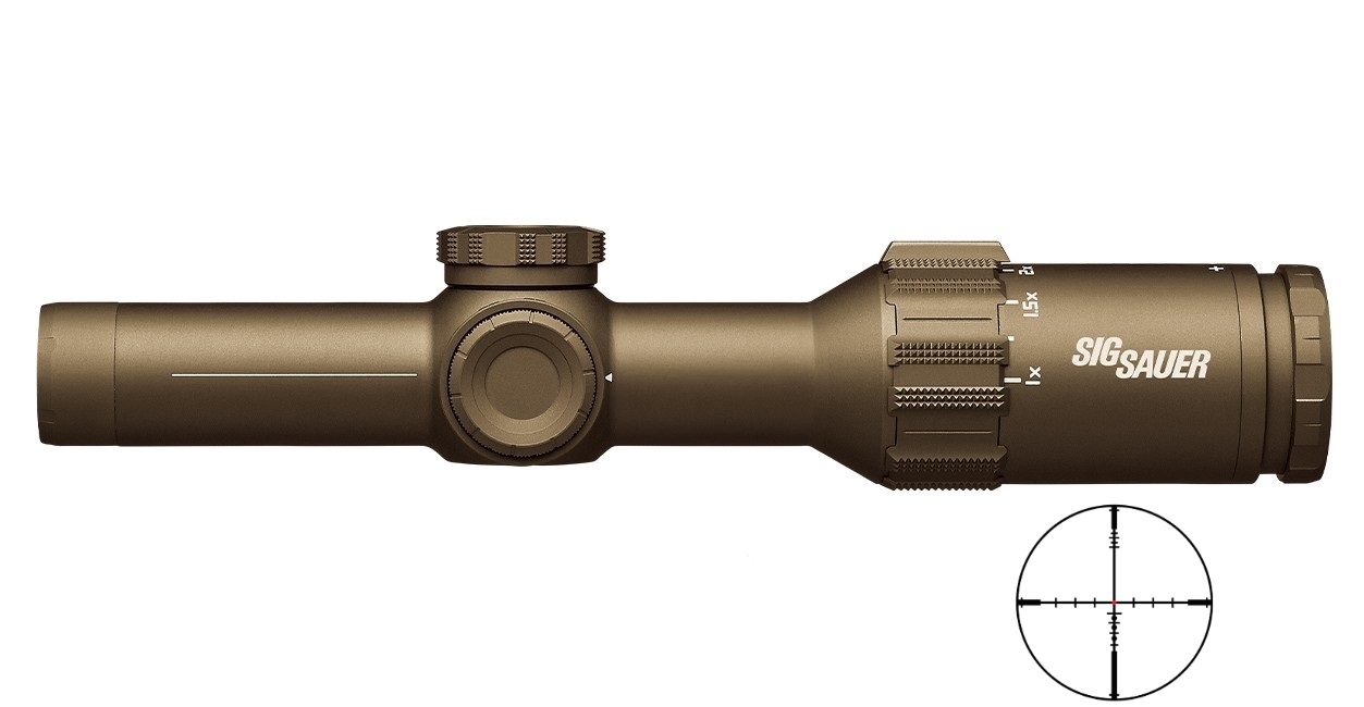 Sig Sauer Tango6T 1-6X24 30Mm Fde Ill Hf M855A1 Socom Hellfire Ill Ret Sisot61233