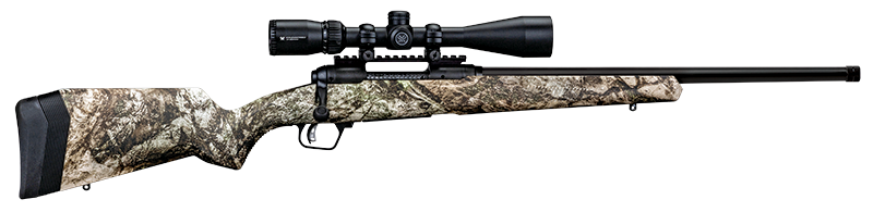 Savage Arms 110 Apex Pred Xp 243Win Camo 57359|4-12X44 Scope|Thread Bbl Sv110Apexpredpkg