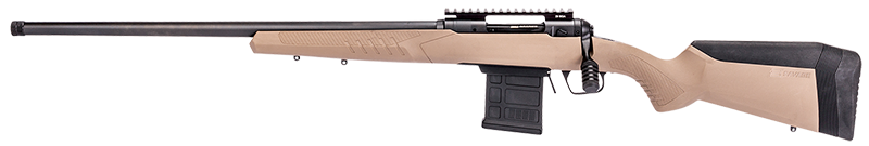 Savage Arms 110 TACT DESERT 6.5CR FDE LH 57524 | BLACK BBL/FDE STOCK SV110TACDE65CRL